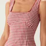 Ελαφρύ Mini Gingham Φόρεμα από την Bergamo