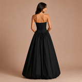 Ισαβέλα - Strapless φόρεμα με κορσέ και φουσκωτή φούστα
