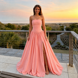 Ισαβέλα - Strapless φόρεμα με φουσκωτό κορσέ και πλούσια φούστα