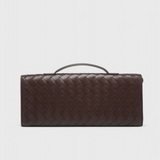 Τσάντα Clutch Melanie με Λεπτομέρεια Χρυσού Κόμπου